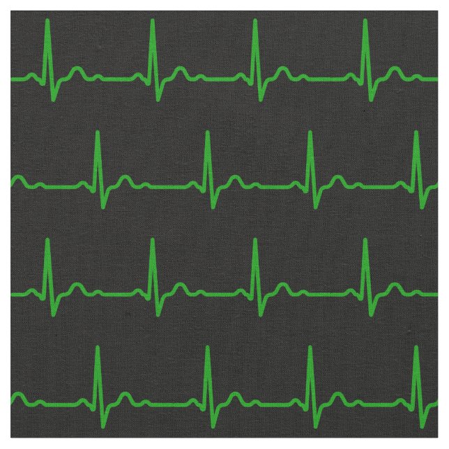 Tissu Rythme du rythme cardiaque Motif Médicale (Fermer)