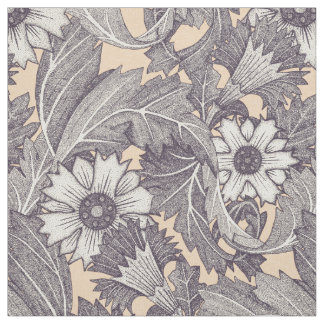 Tissu sable d'acanthus