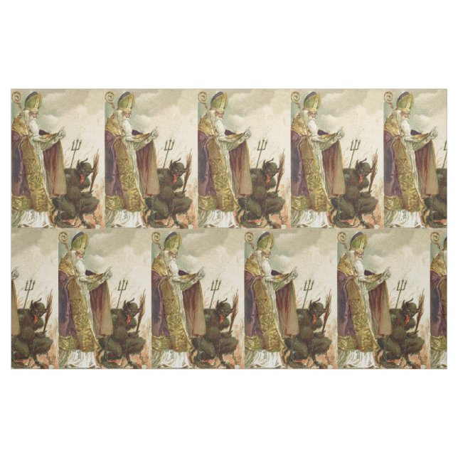 Tissu Saint Nicolas Krampus Fourche Prêtre (Yard)