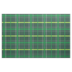Tissu Saint Patrick's Day Dark Green Plaid