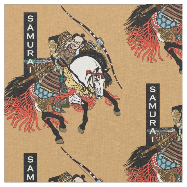 Tissu Samouraï horseman (Fermer)