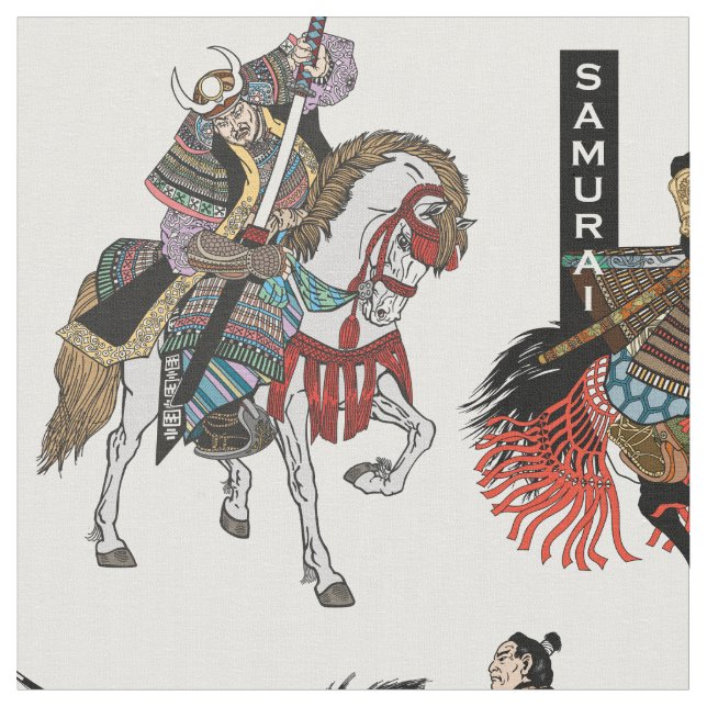 Tissu samouraï japonais (Fermer)