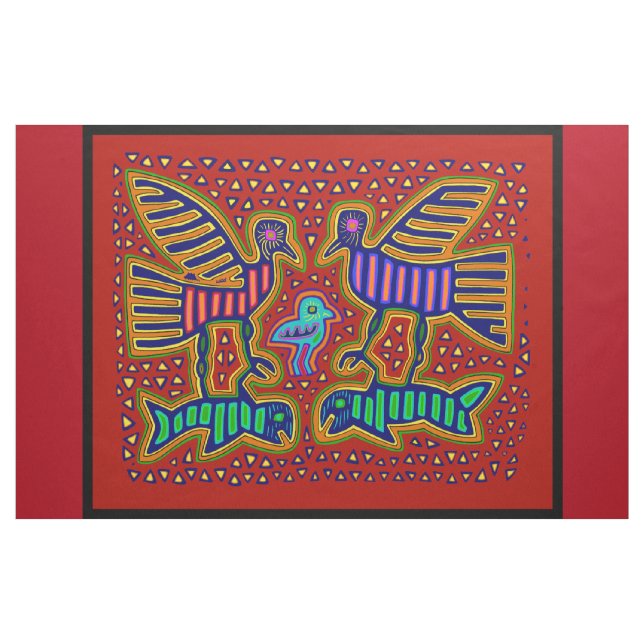 Tissu San Blas Island Kuna Mola Designer Fabric (Yard)