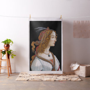 Tissu Sandro Botticelli - Portrait de Simonetta Vespucci