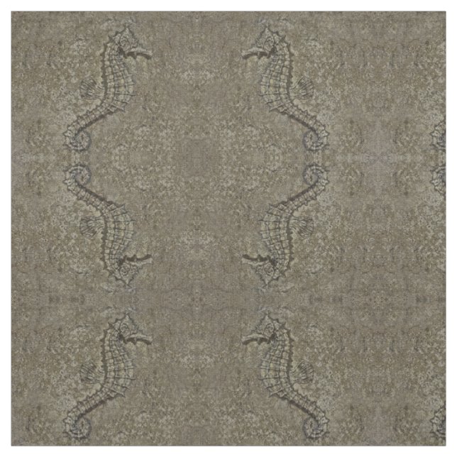 Tissu Sandy Textured Seahorse Photo (Échantillon)