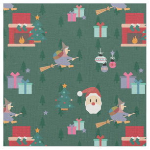 Tissu santa claus befana
