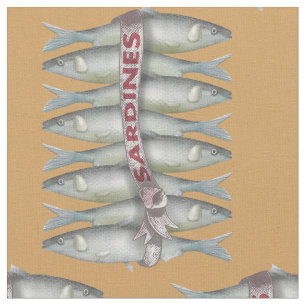 Tissu Sardines fraîches