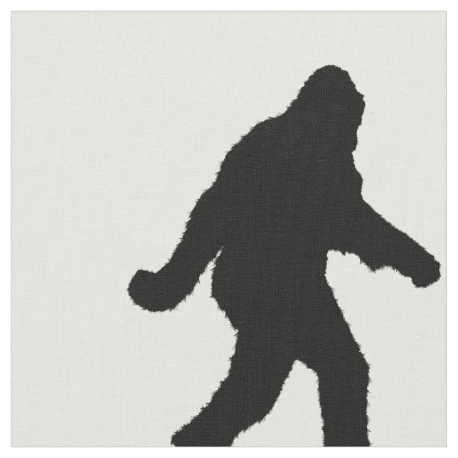 Tissu Sasquatch Squatchin' Silhouette (Fermer)