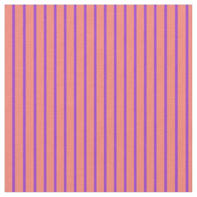 Tissu Saumon et Motif couleur orchidée foncée (Fermer)