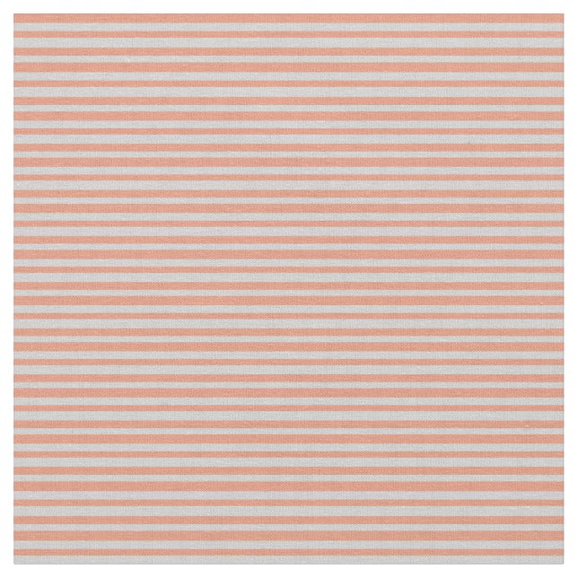 Tissu Saumon foncé et Motif gris clair (Fermer)
