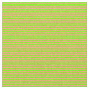 Tissu Saumon vert et clair Motif rayures de couleur