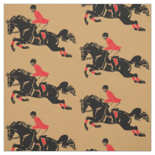 Tissu saut équestre