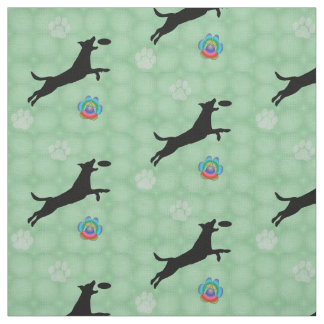 Tissu Sauts de chien de disque