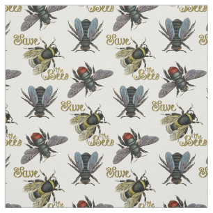 Tissu Sauvez l'abeille de cru d'abeilles