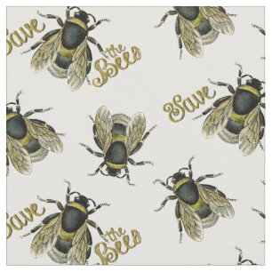 Tissu Sauvez l'abeille de miel