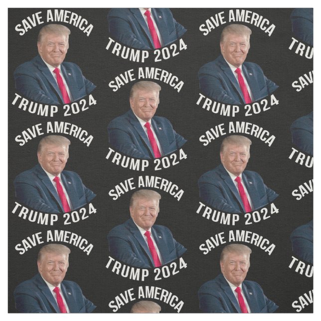Tissu Sauvez l'Amérique Trump 2024 Président Donald J. T (Échantillon)