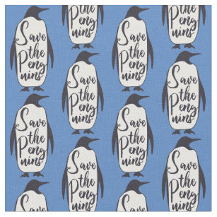 Tissu Sauvez les pingouins