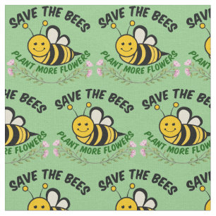 Tissu Sauvez plus de fleurs au Plante des abeilles