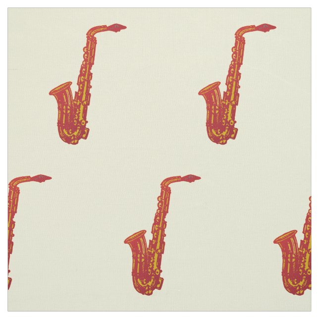 Tissu Saxophone (Échantillon)