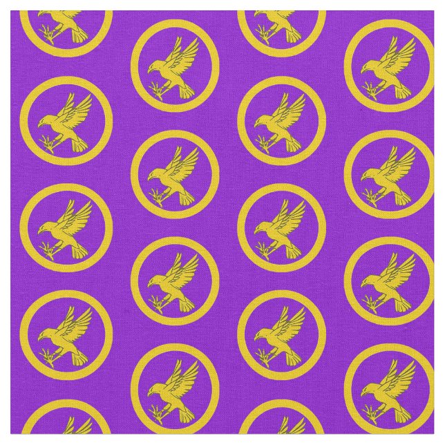 Tissu SCA Calontir Étoile d'insigne de la population (Fermer)