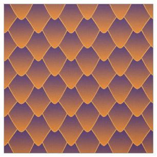 Tissu Scales de dragon coucher de soleil