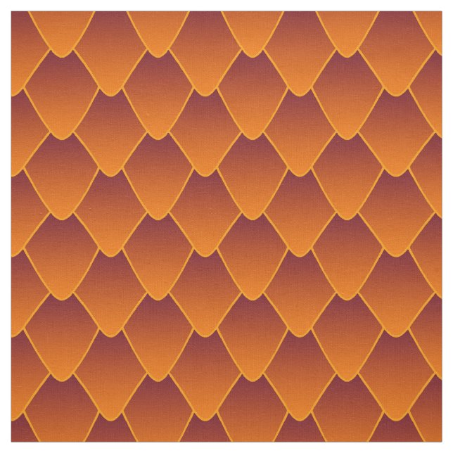 Tissu Scales de dragon d'incendie (Échantillon)