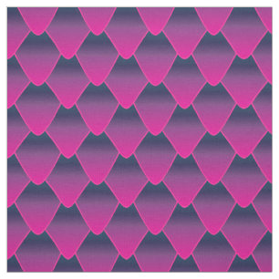 Tissu Scales de dragon Magenta Ombre