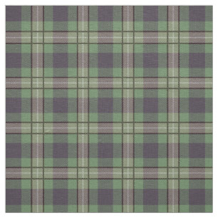 Tissu Scandinave élégant rustique violet vert plaid