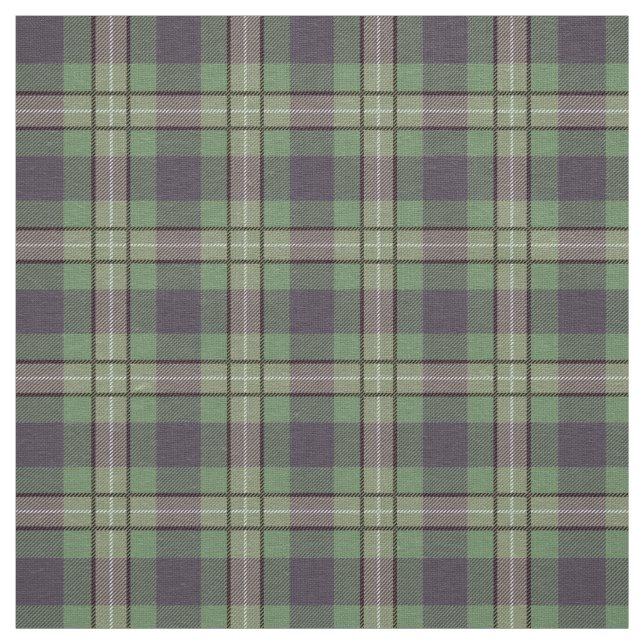 Tissu Scandinave élégant rustique violet vert plaid (Échantillon)