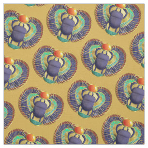 Tissu Scarabée à ailes d'or