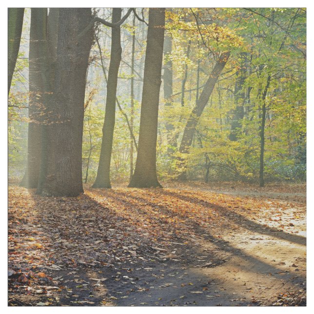 Tissu Scène élégante de forêt (Échantillon)