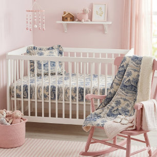 Tissu Scène rustique de ferme toile de Jouy de style cam