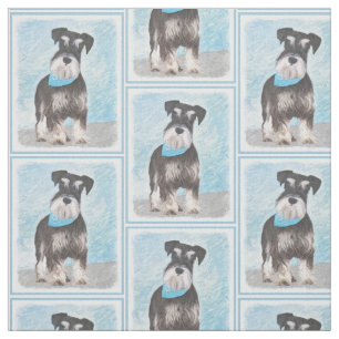 Tissu Schnauzer (Miniature) Peinture - Joli chien origin