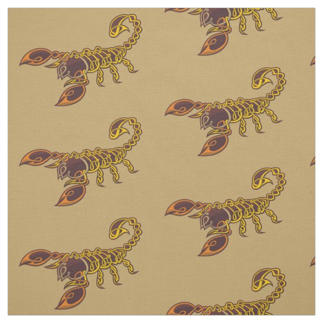 Tissu Scorpion de noeud celtique (Échantillon)