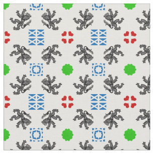 Tissu Scottish Flag & Lion Hearts, mode écossaise WGL