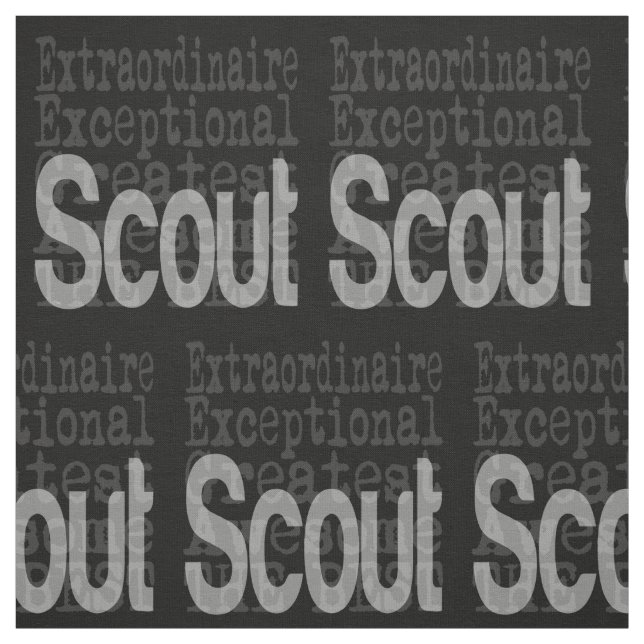 Tissu Scout Extraordinaire (Échantillon)