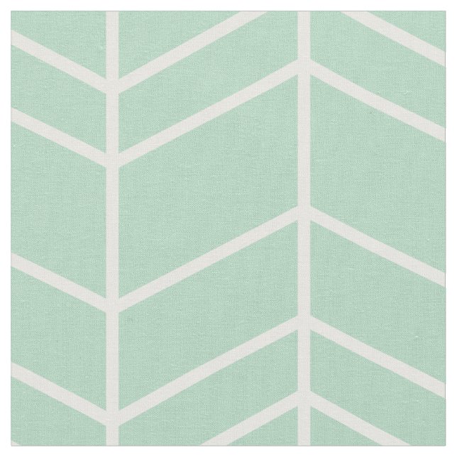Tissu Seafoam Herringbone Chevron (Fermer)