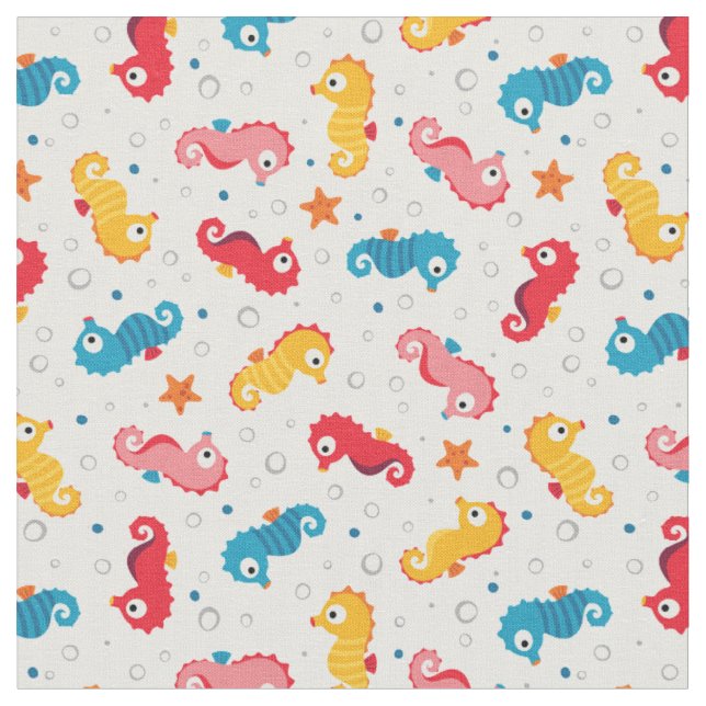 Tissu Seahors Motif sans voile (Fermer)