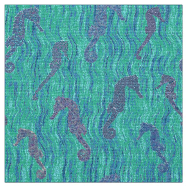Tissu Seahorse Fantasea (Échantillon)
