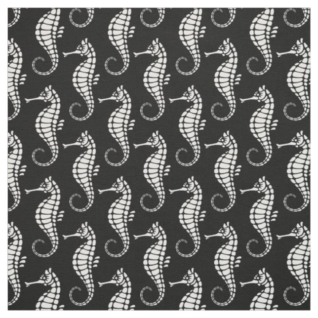 Tissu Seahorse White (Échantillon)