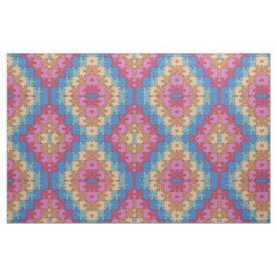 Tissu Sensibilisation à l'autisme - Rose Bleu - Pièces d