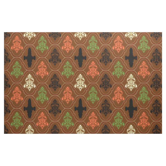 Tissu Sérénité de damassé, aussi (Fat Quarter)