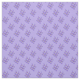 Tissu Serrure De Coton Large De 58 Pouces Irises Violet