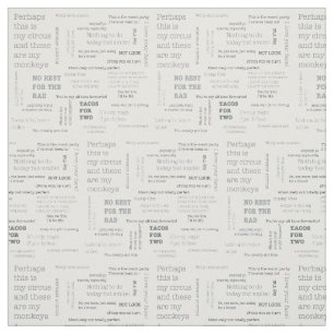 Tissu Service de mini-messages de machine à écrire