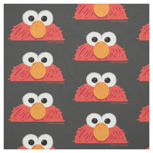 Tissu Sesame Street | Elmo Big Face (Échantillon)