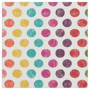 Tissu Shabby Pois Au milieu du siècle moderne