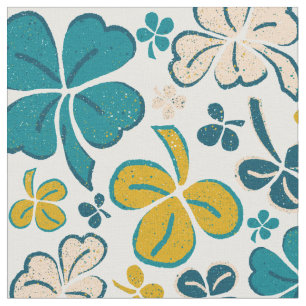 Tissu Shamrock de trèfle vert Motif Saint Patrick`s Day