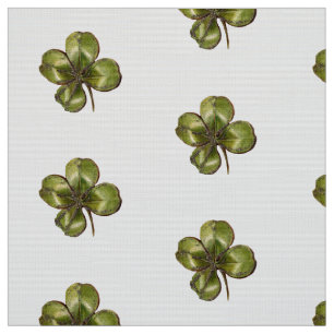 TISSU SHAMROCK IRLANDAIS VERT DU JOUR DE ST PATRICK