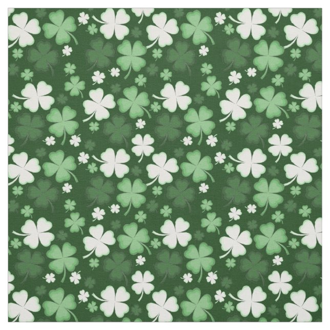 Tissu Shamrock vert, Saint Patrick's Day (Échantillon)
