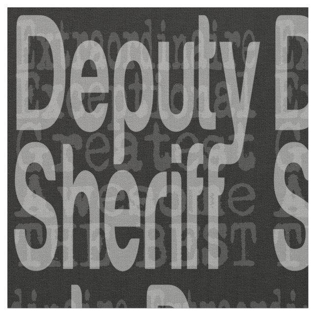 Tissu Sheriff Extraordinaire adjoint (Fermer)